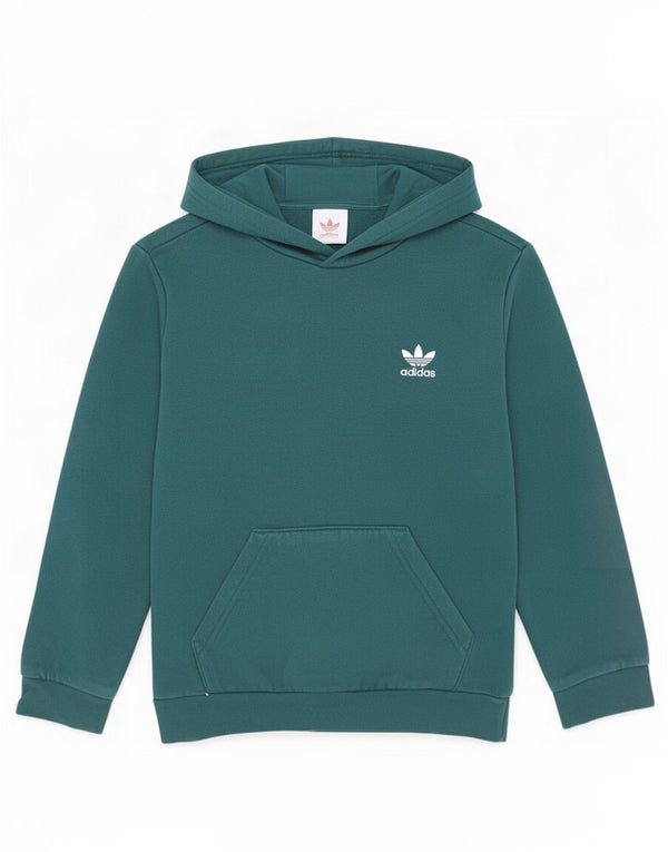 Adidas drenge hættetrøje 6-7 år grøn bomuld