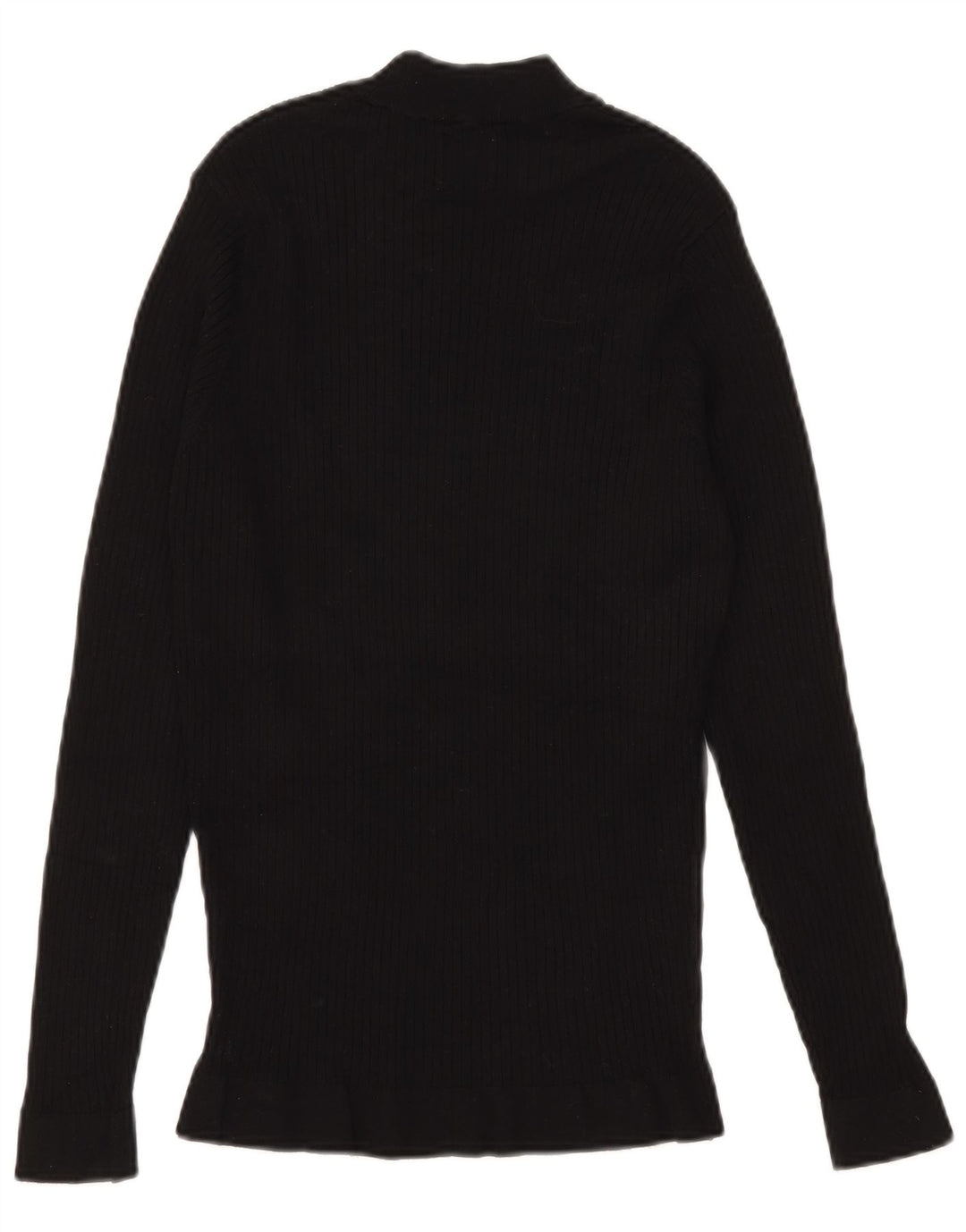 Zara Herre Turtle Neck Jumper Sweater Small Black Viscose