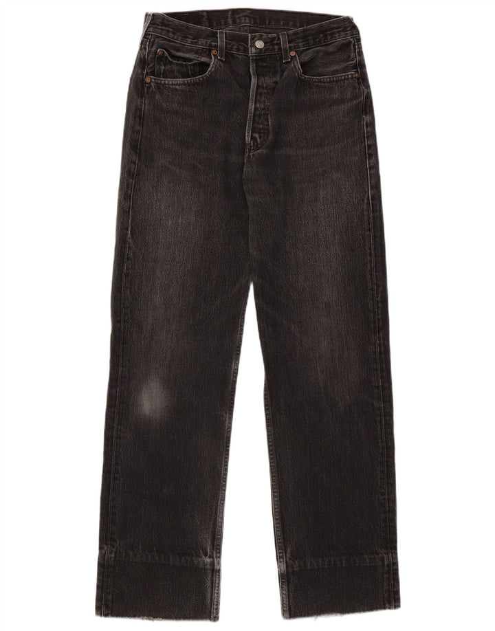 LEVI'S Herre 501 Straight Jeans W33 L31 Grå Bomuld