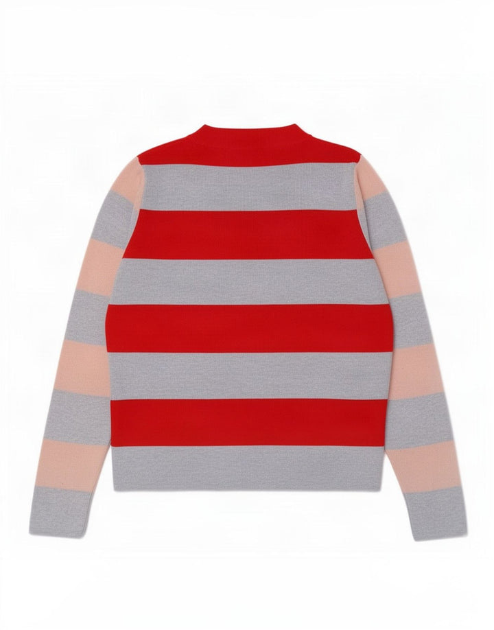 Marks & Spencer Dametop Langærmet UK 10 Small Multicolored Striped