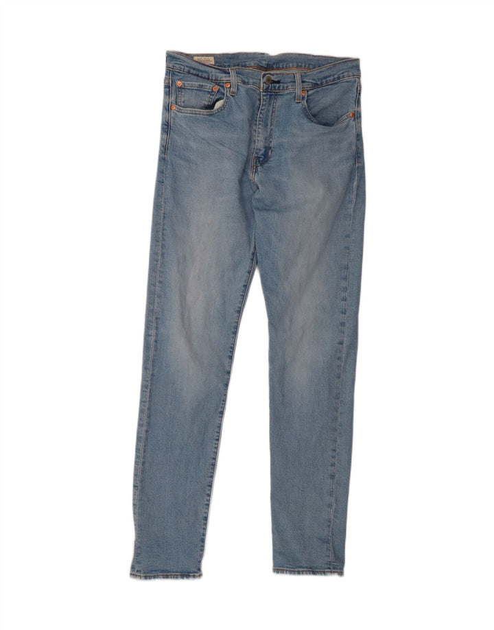 Levi's Dame 512 Slim Tapered Jeans W33 L34 Blå Bomuld