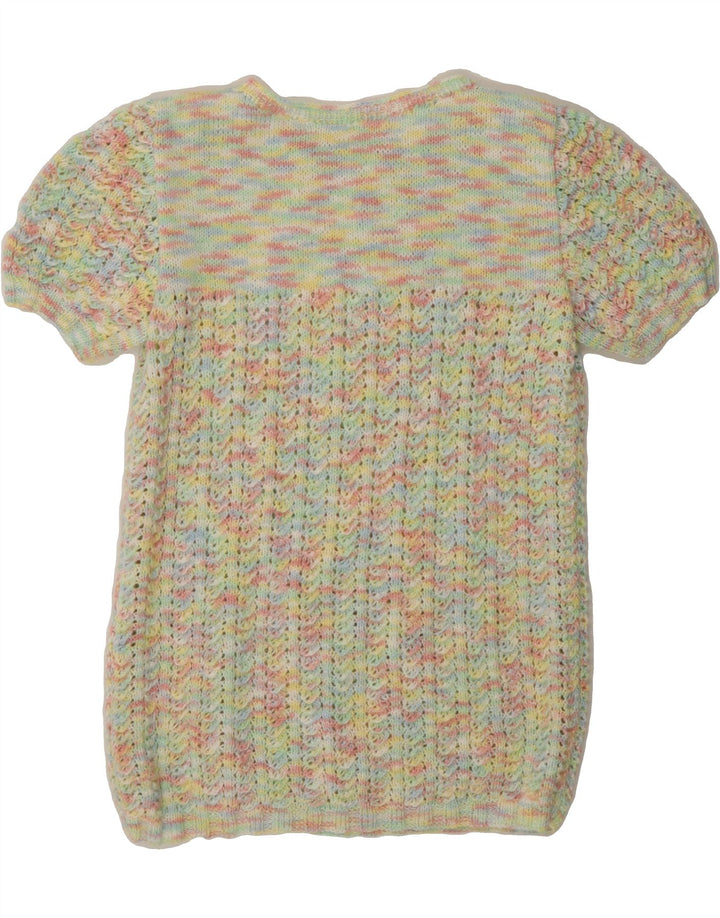 VINTAGE Womens Jumper Dress UK 12 Medium Multicoloured Flecked Vintage Vintage and Second-Hand Vintage from Messina Hembry 