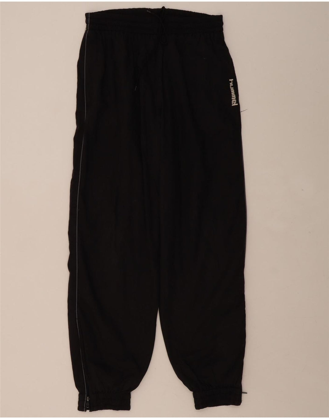 HUMMEL Mens Tracksuit Trousers Joggers Medium  Black Polyester Vintage Hummel and Second-Hand Hummel from Messina Hembry 