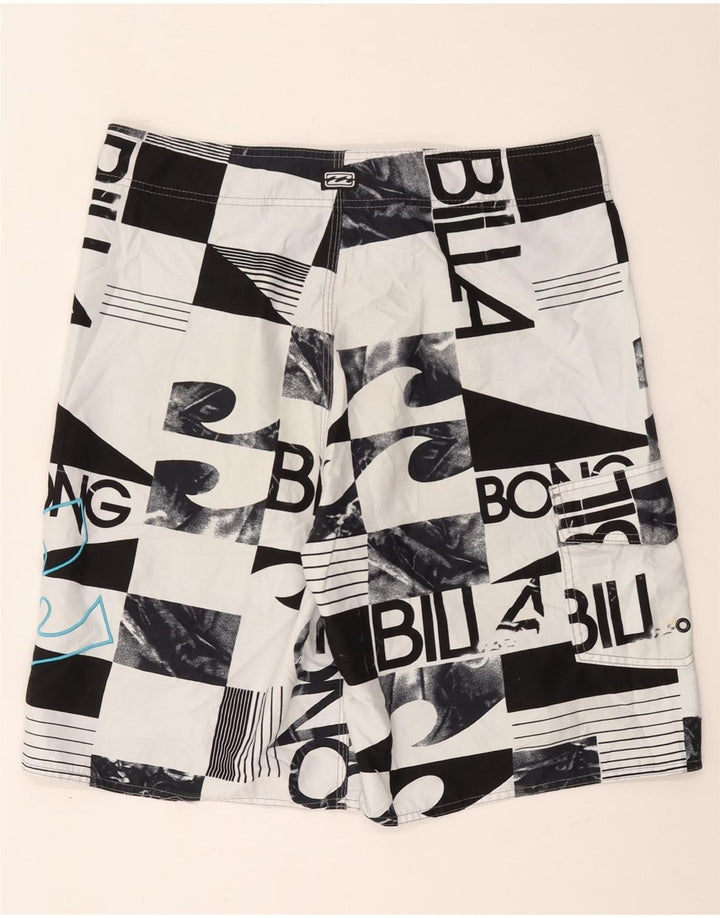 Billabong Herre grafiske svømmeshorts store sorte polyester