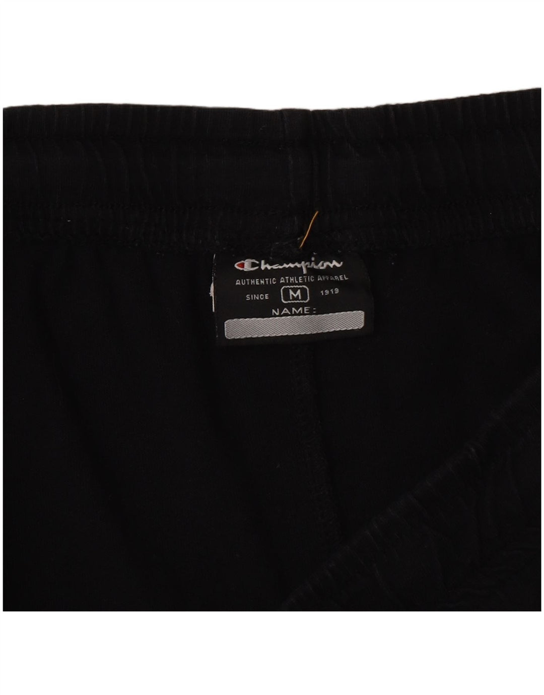 CHAMPION Mens Graphic Sport Shorts Medium Black Sports