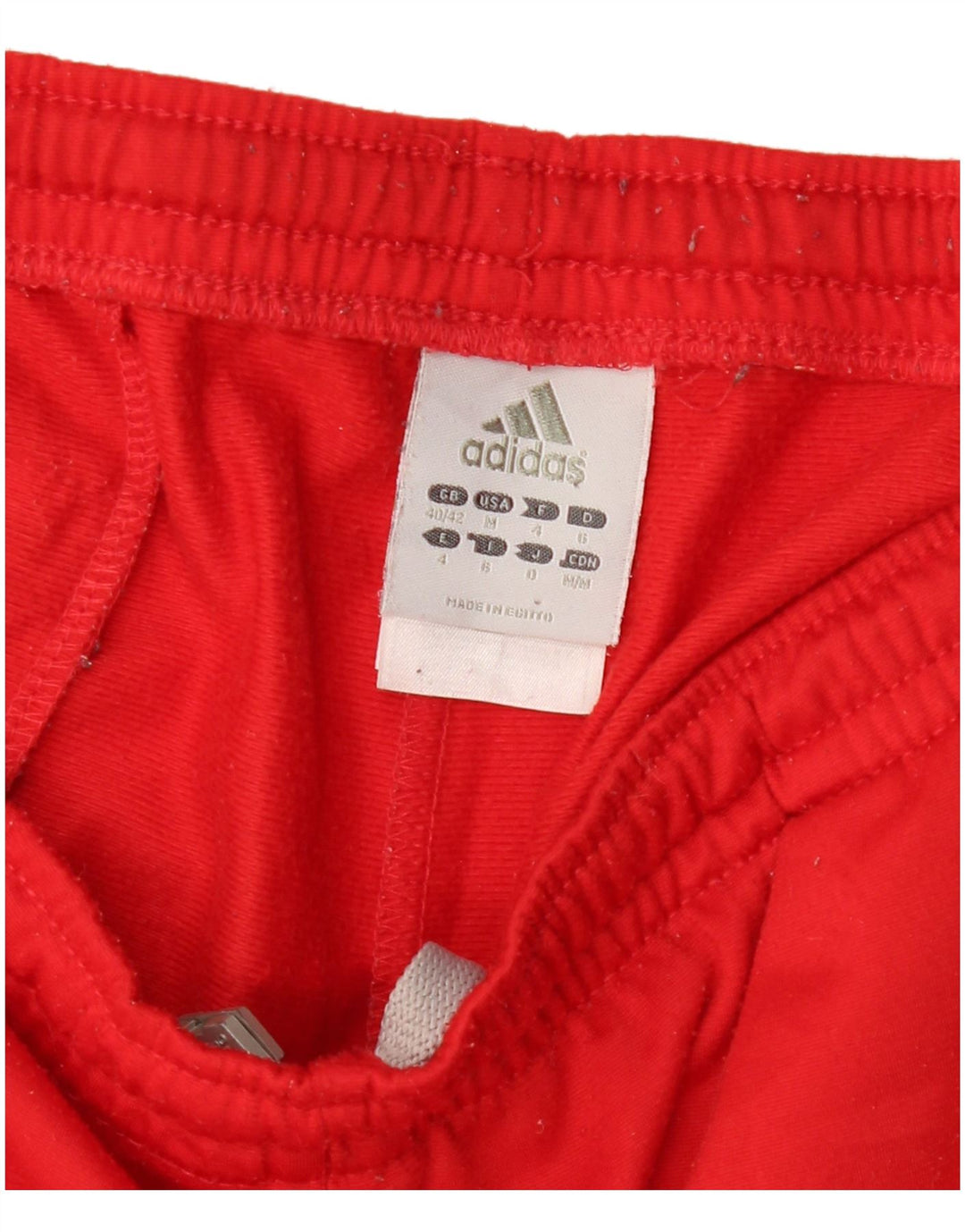 Adidas Træningsdragtsbukser til mænd UK 40/42 Medium Rød Polyester