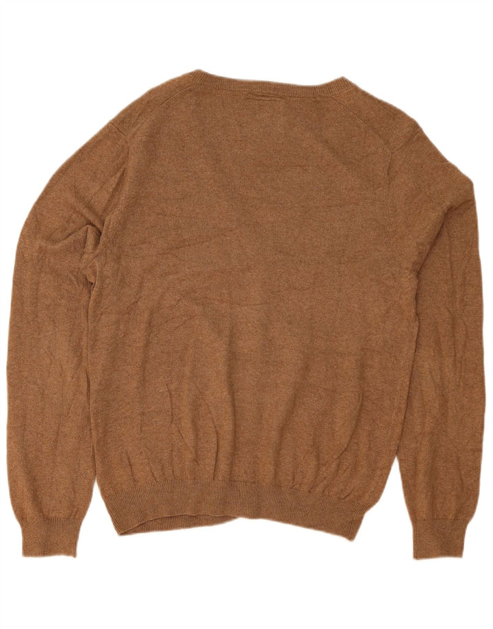 Sun68 Herre cardigan sweater Medium Beige Bomuld