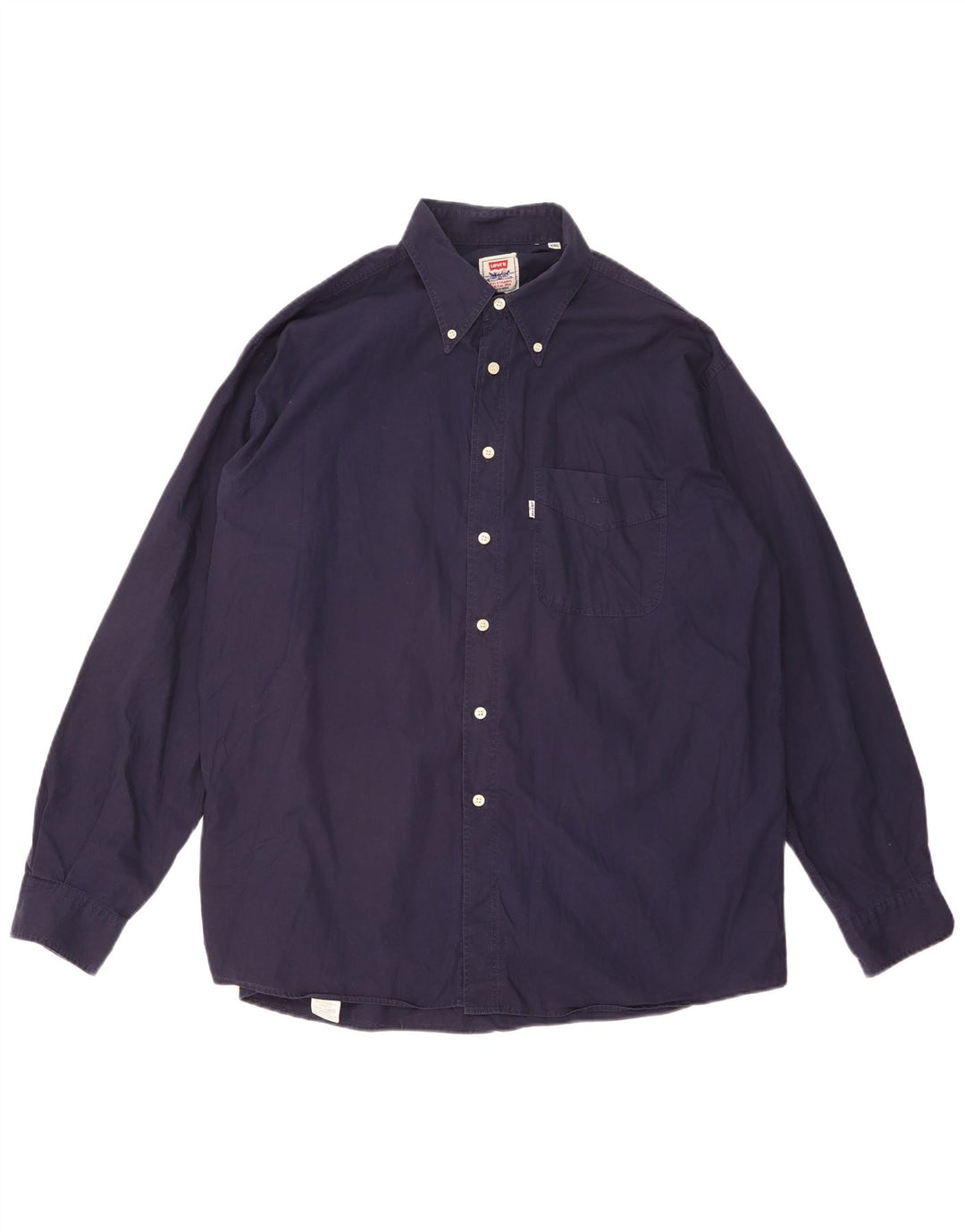 Levi's herreskjorte 2XL marineblå bomuld