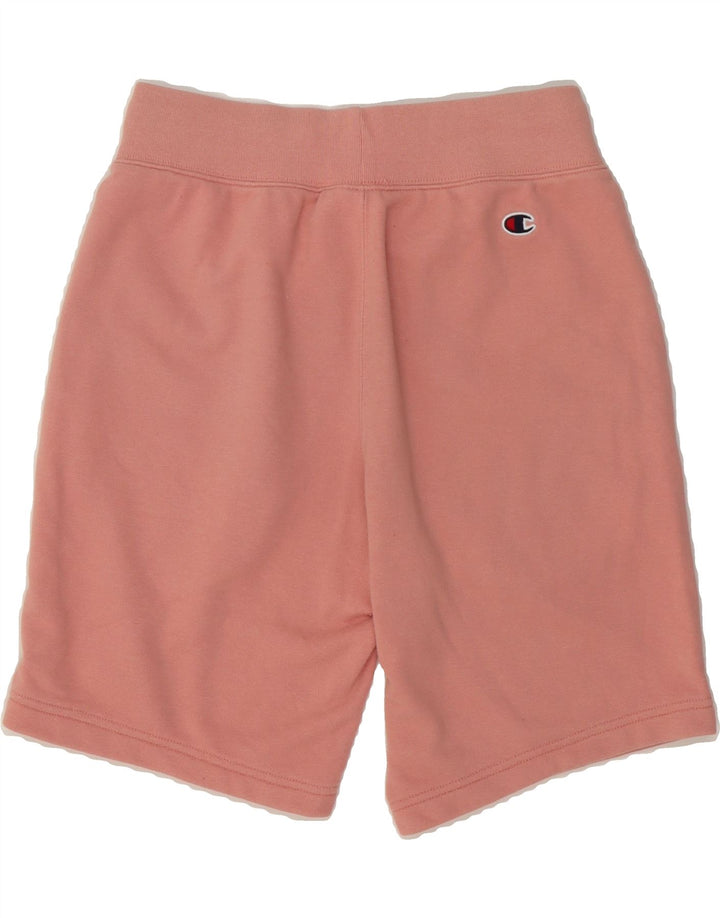 CHAMPION Womens Graphic Sport Shorts UK 10 Small  Pink Vintage Champion and Second-Hand Champion from Messina Hembry 