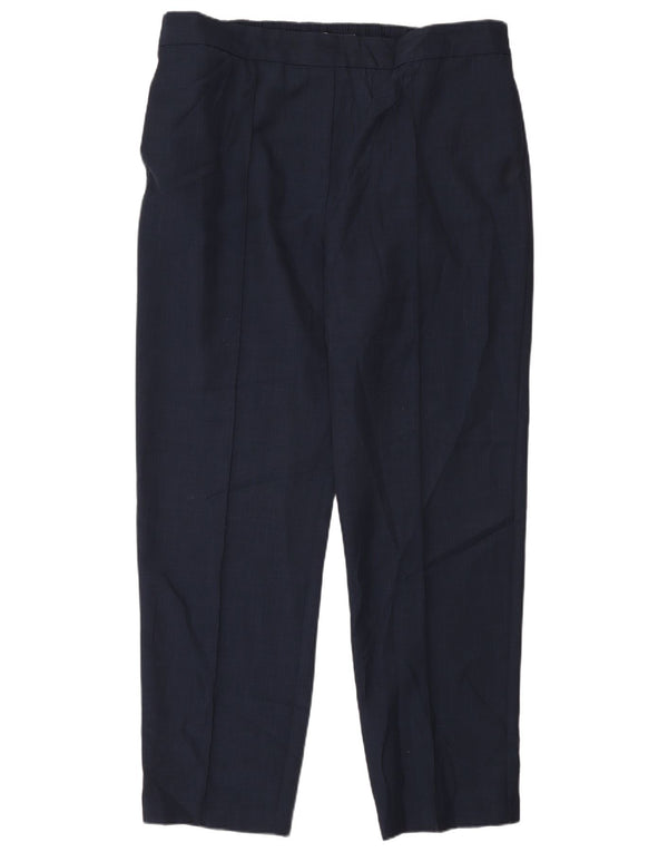 Marks & Spencer Lige Chinobukser til kvinder UK 18 XL W36 L30 Marineblå