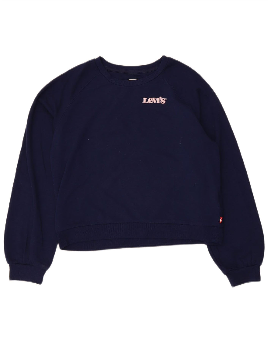 Levi's Girls Crop Sweatshirt Jumper 13-14 år Marineblå polyester