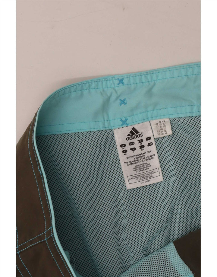 Adidas Grafiske badeshorts til mænd store Khaki Polyester