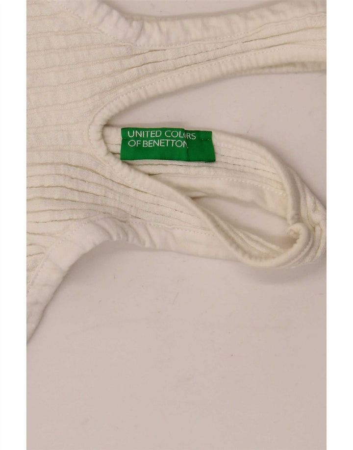 Benetton Dame Cami Top UK 6 XS Hvid