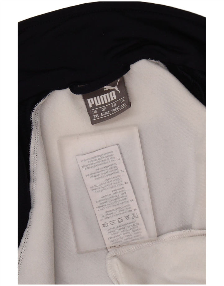 PUMA Træningsdragt til mænd Topjakke 2XL Marineblå Colourblock Polyester