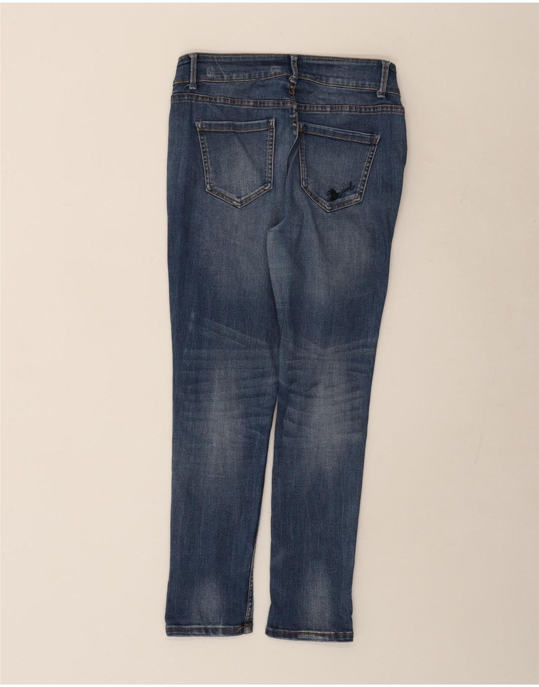 Desigual Dame Skinny Jeans W28 L27 Blå