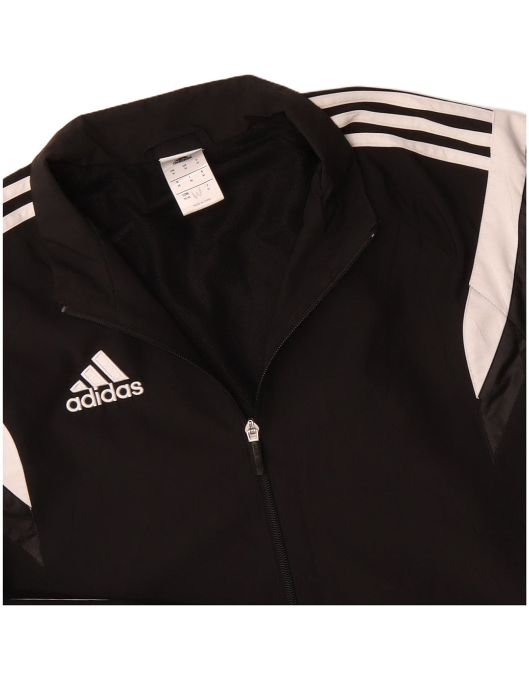 ADIDAS Træningsdragt til mænd Topjakke Medium Sort Colourblock Polyester