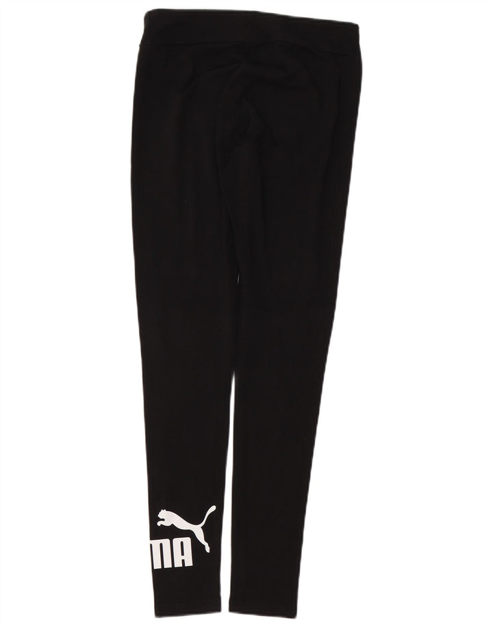 PUMA Grafiske Leggings til kvinder UK 10 Lille sort bomuld
