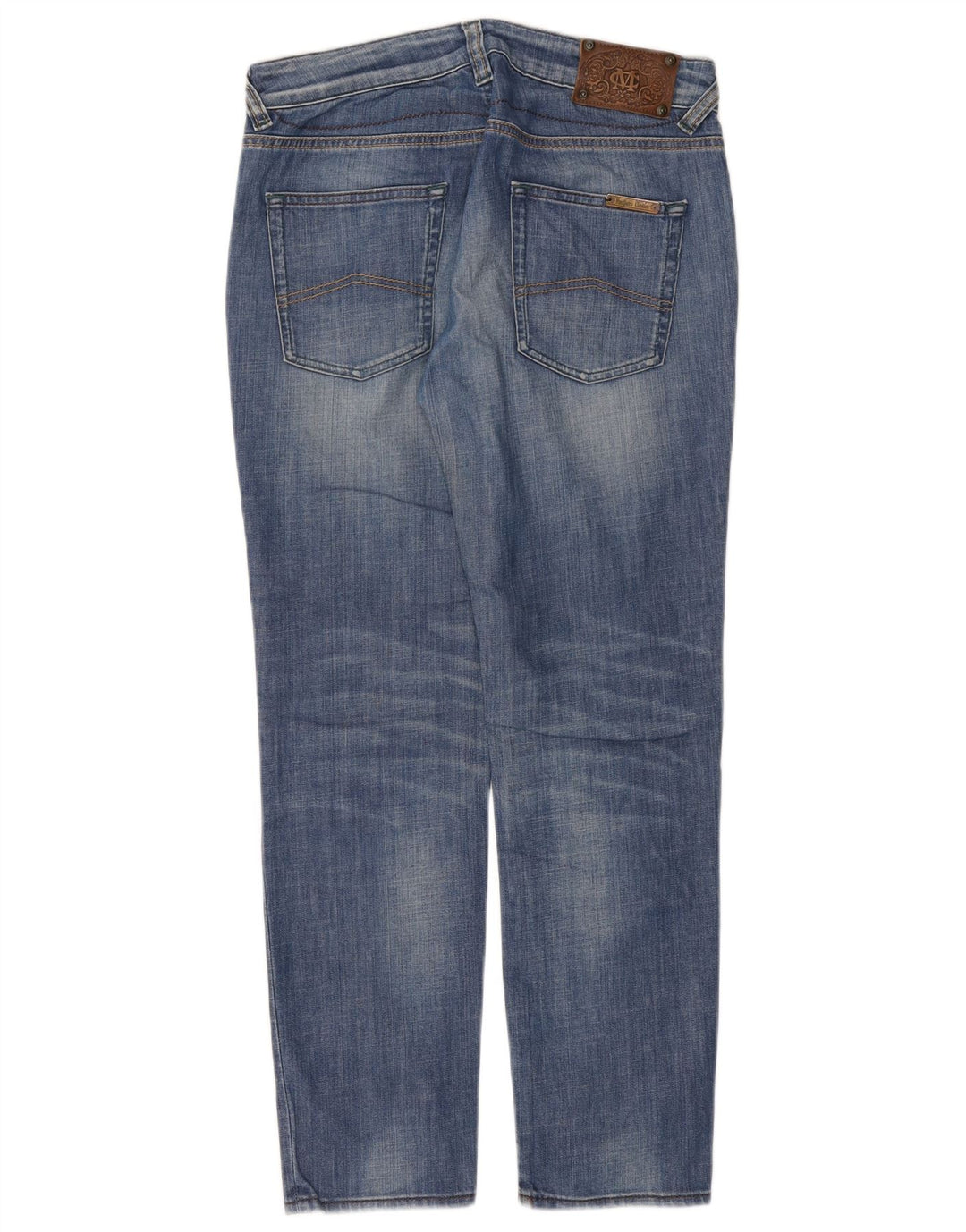 Marlboro Classics Dame Straight Jeans W31 L29 Blå Bomuld