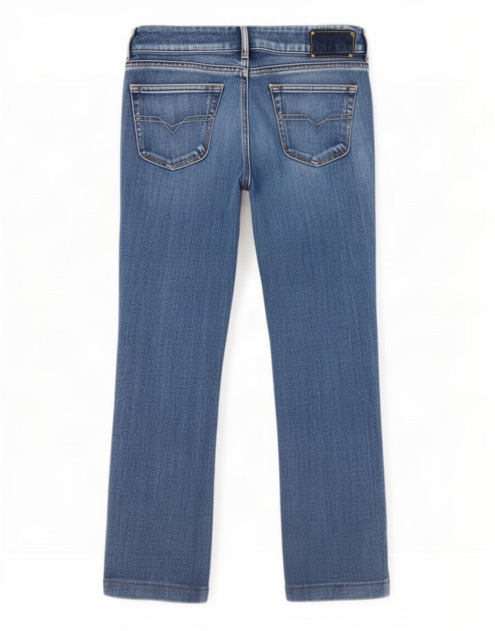 Diesel Dame Bootcut Jeans W30 L27 Blå Bomuld