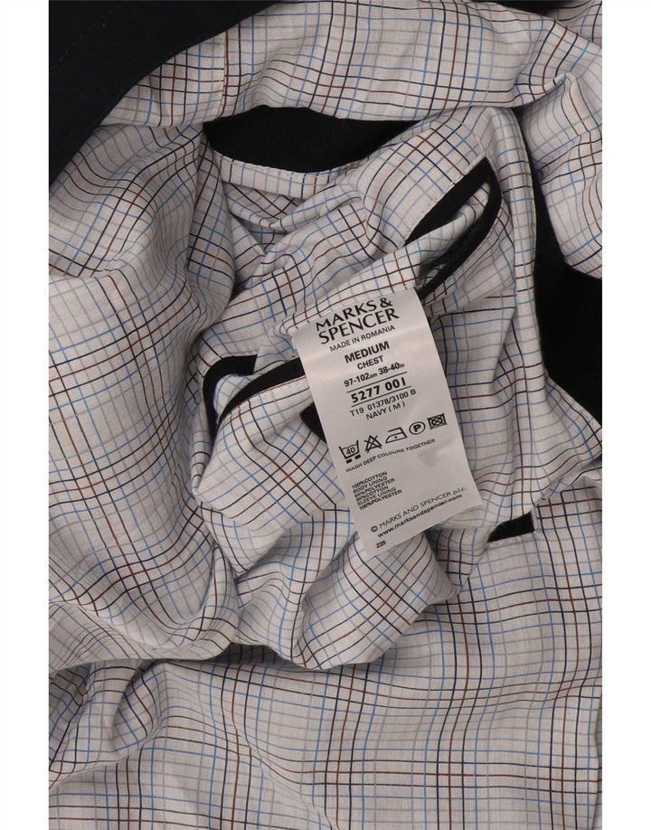 Marks & Spencer Herre 2-knaps blazerjakke UK 38/40 Medium Navy Blue