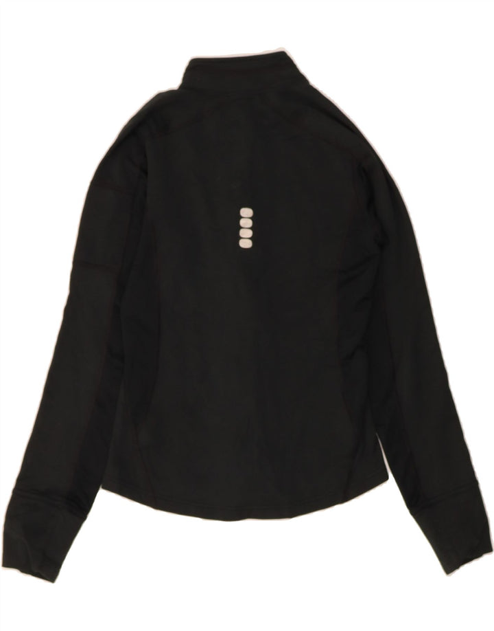 NIKE Womens Tracksuit Top Jacket US 4/6 Small Black Polyester Vintage Nike and Second-Hand Nike from Messina Hembry 