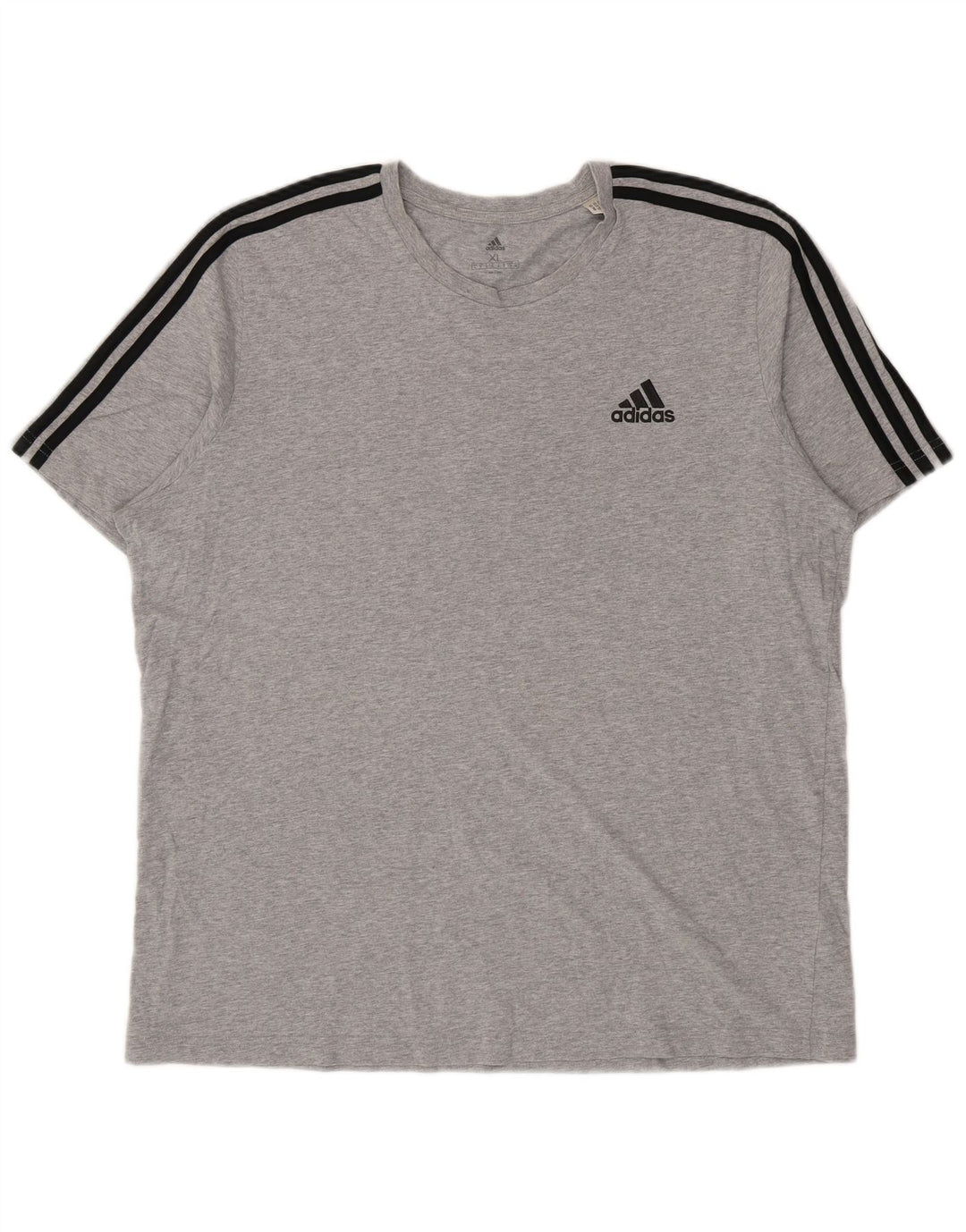 Adidas Herre T-Shirt Top XL Grå Bomuld