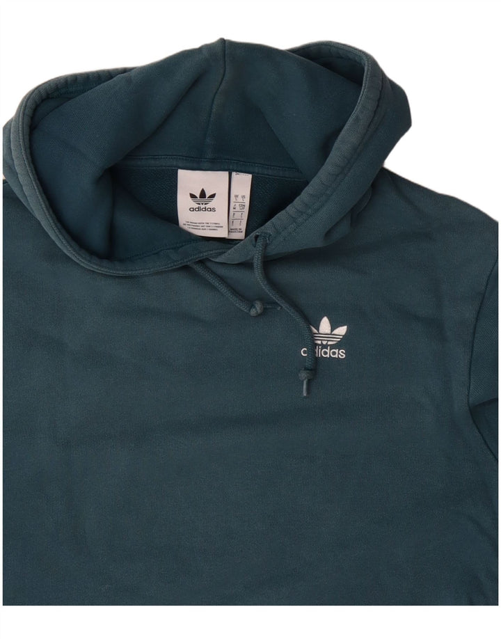 Adidas Hættetrøje til mænd, lille blå bomuld