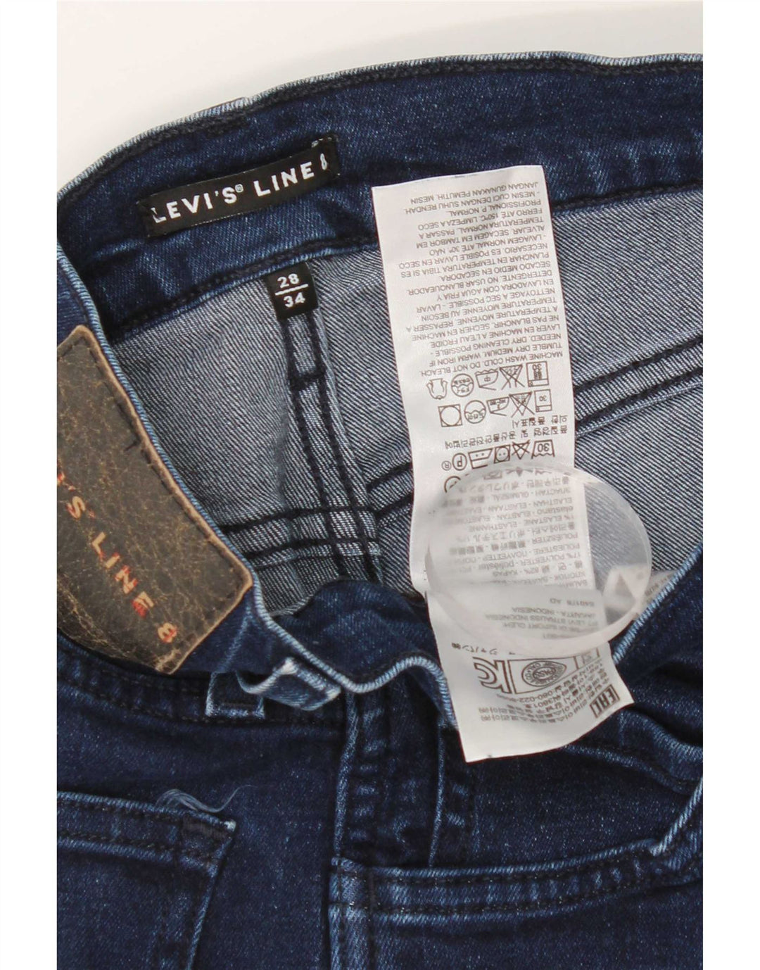 Levi's Skinny Jeans til mænd W28 L34 blå bomuld