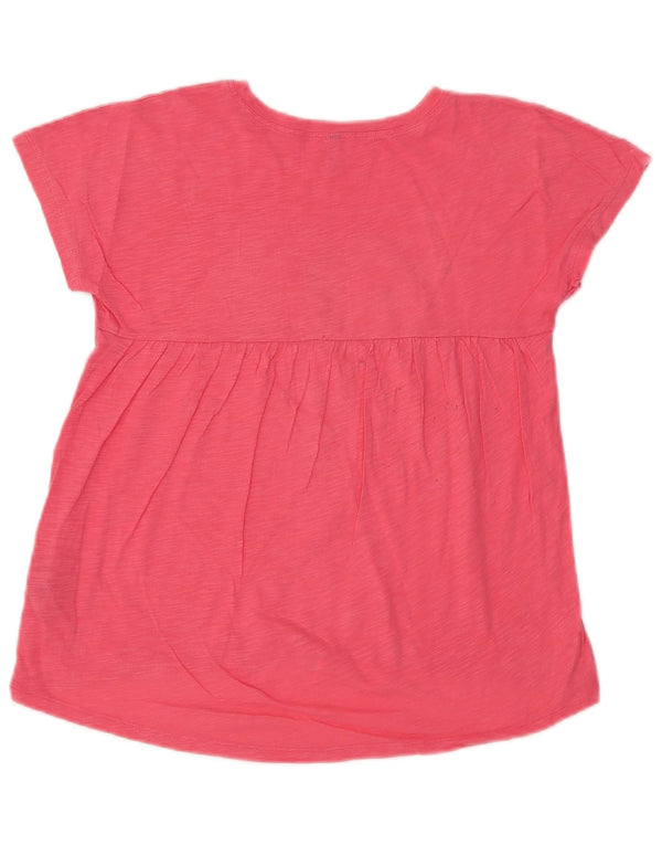 Benetton Girls T-Shirt Top 10-11 år XL Pink Bomuld