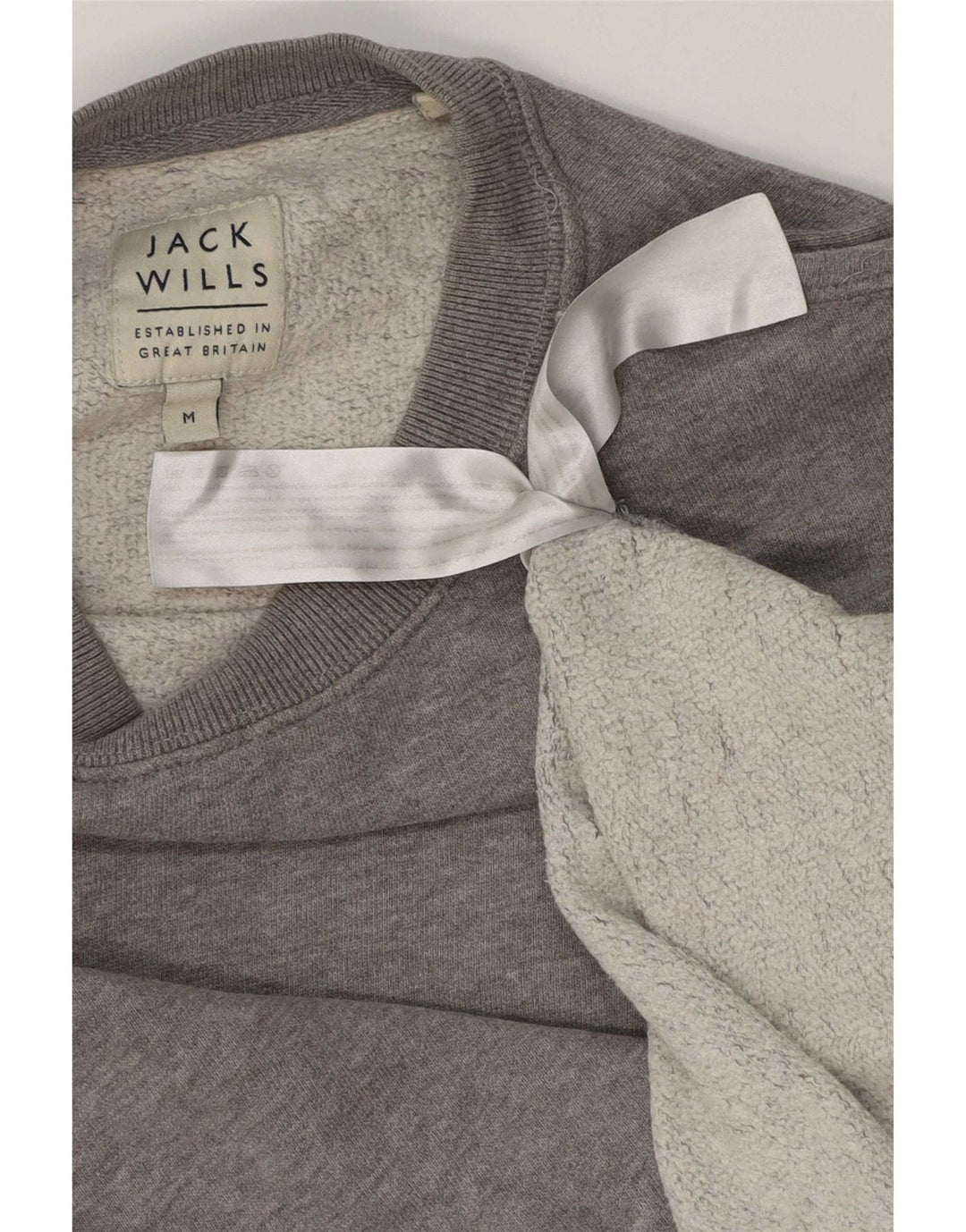 Jack Wills Herre sweatshirt Jumper Medium Grey Flecked Bomuld