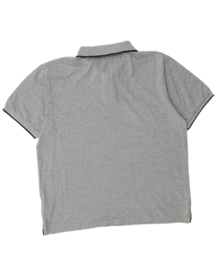 North Sails Herre Polo Shirt Stor Grå Flecked Bomuld