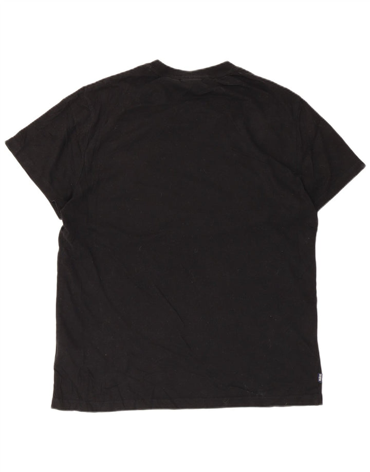 Superdry T-shirt top til mænd XL sort bomuld