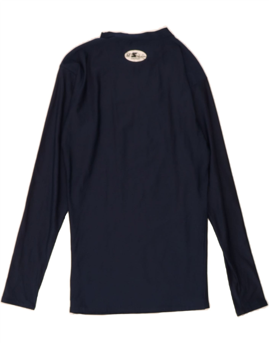 STARTER Womens Top Long Sleeve UK 12 Medium Navy Blue Polyester Vintage Starter and Second-Hand Starter from Messina Hembry 
