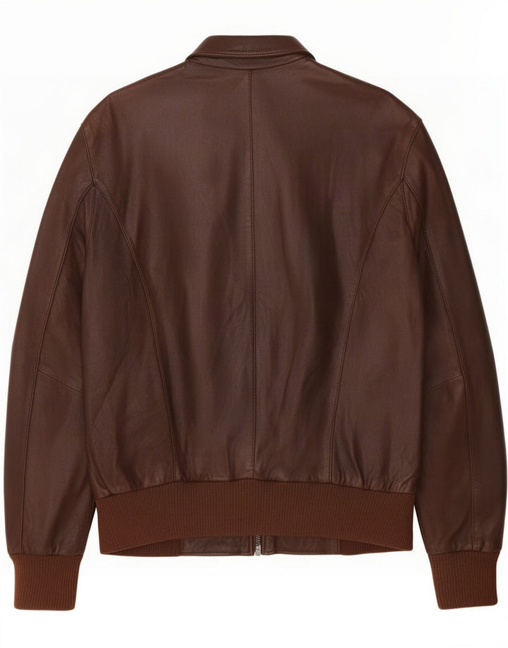 Conbipel Herre Læderjakke IT 48 Medium Brun
