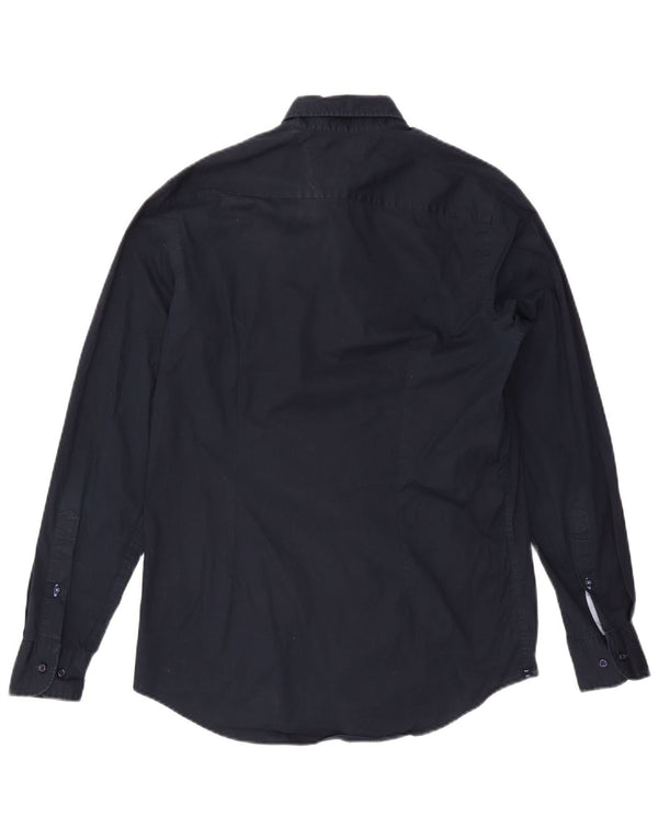 Tommy Hilfiger Herre Slim Fit skjorte Medium Navyblå Bomuld