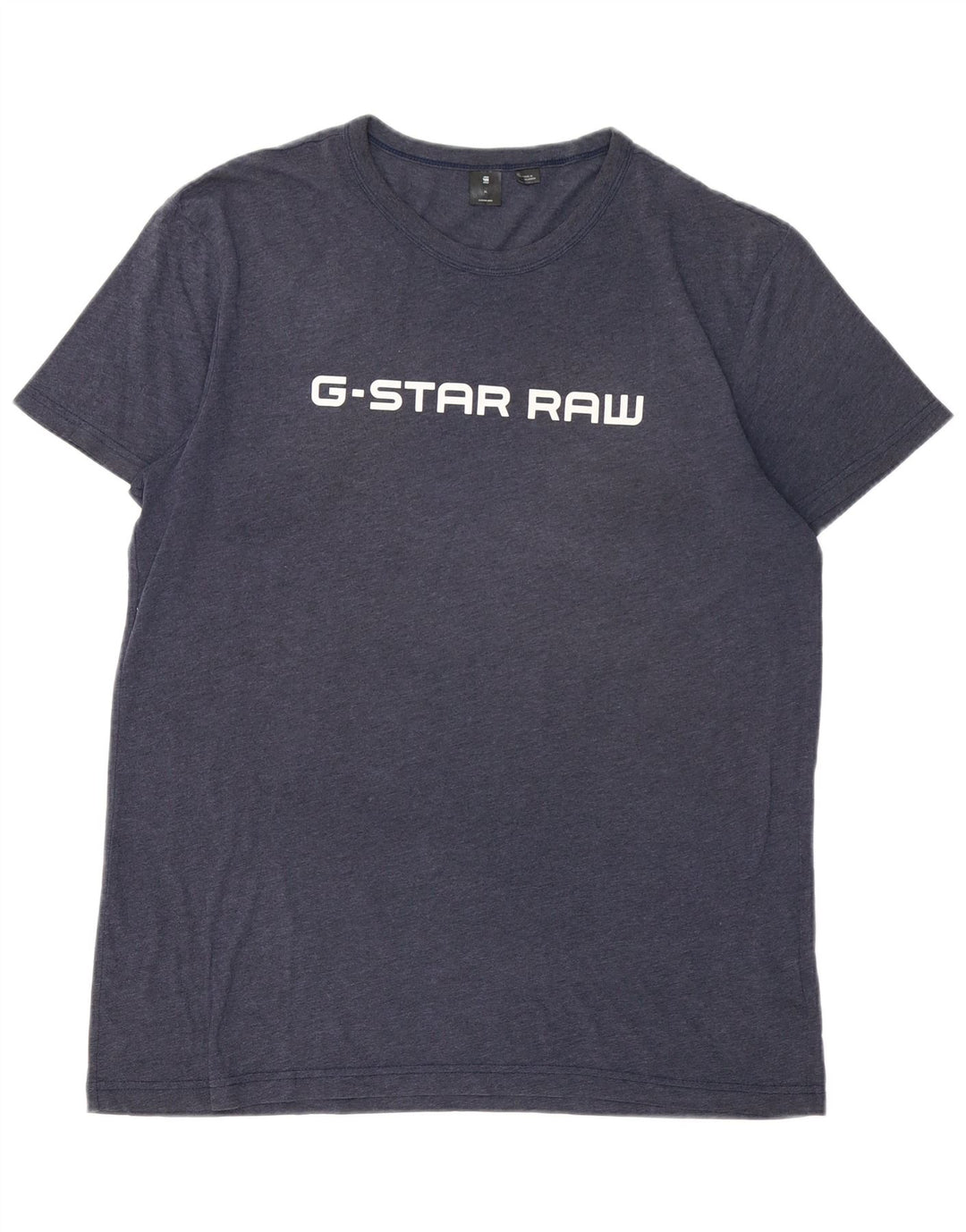 G-STAR Herre grafisk T-shirt top XL marineblå bomuld
