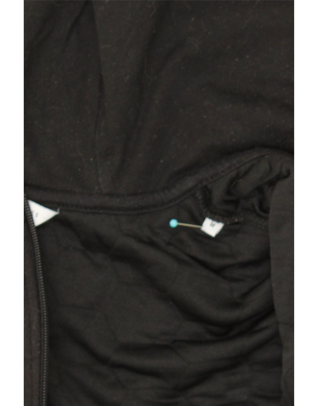 JACK & JONES Mens Zip Hoodie Sweater Medium Black Cotton Vintage Jack & Jones and Second-Hand Jack & Jones from Messina Hembry 