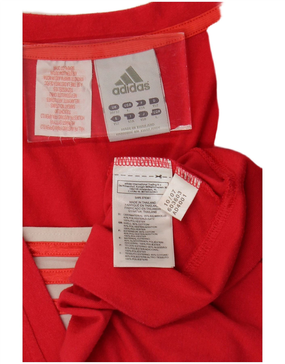 ADIDAS Piger Grafisk T-Shirt Top 11-12 År Pink Bomuld