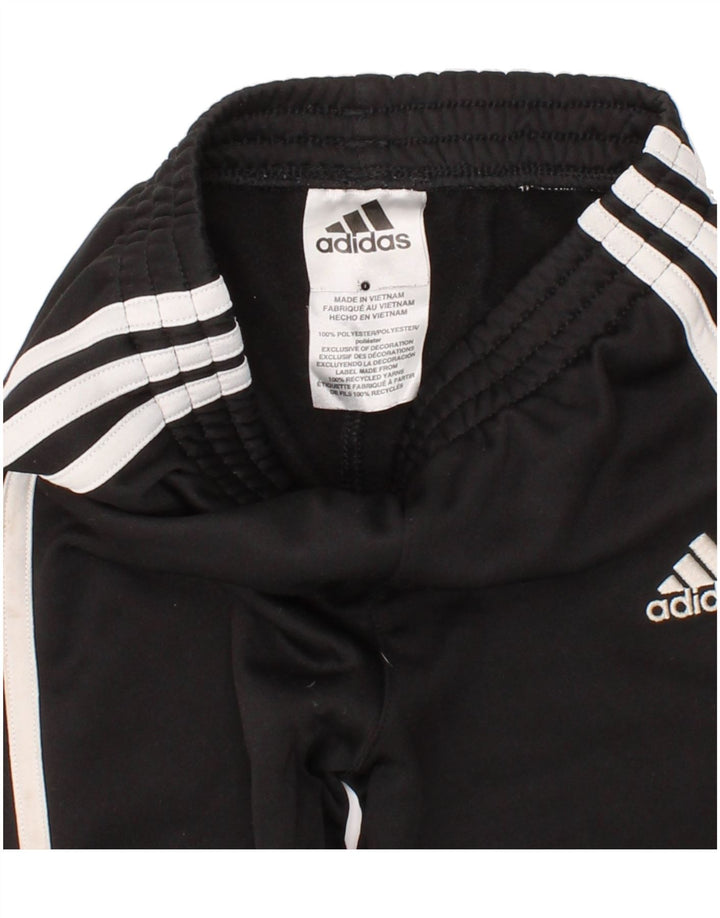 ADIDAS Boys Tracksuit Trousers 3-4 Years Black Polyester Vintage Adidas and Second-Hand Adidas from Messina Hembry 