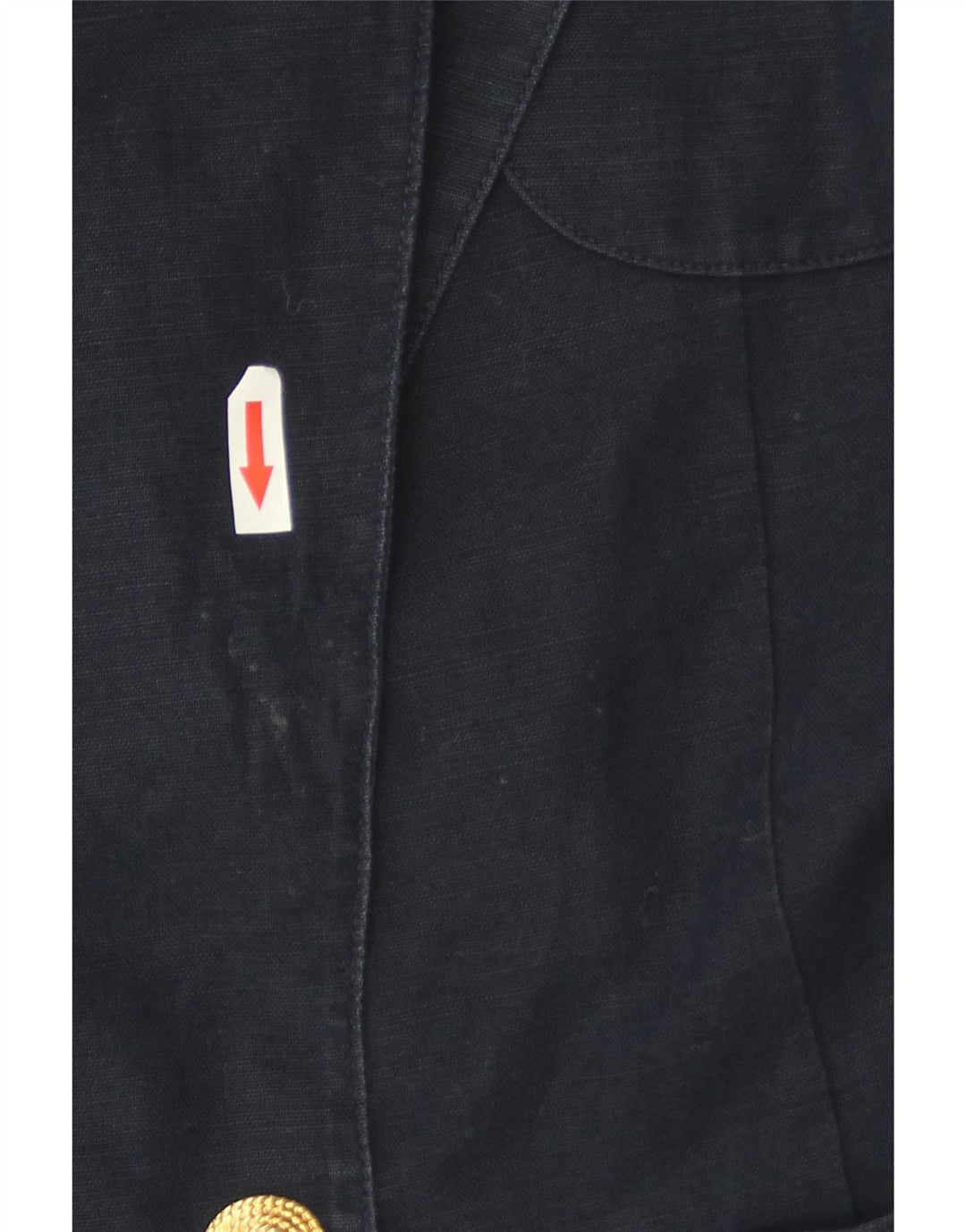 Luisa Spagnoli Dame 1 Knap Blazer Jakke UK 10 Small Navy Blue