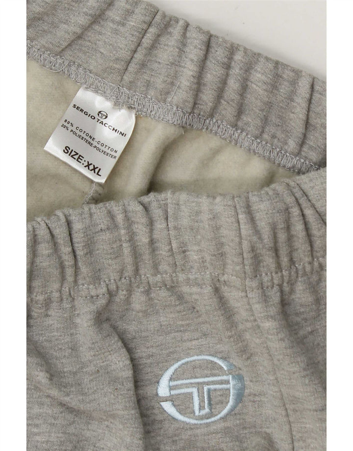 Sergio Tacchini Herre træningsdragt Bukser 2XL Grå Flecked Bomuld