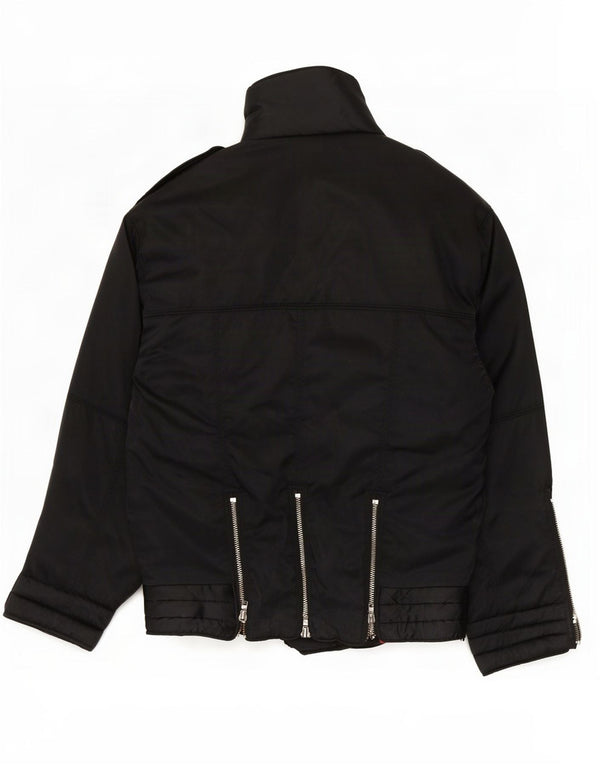London Fog Girls Polstret Militærjakke 10-11 år Medium Sort Nylon