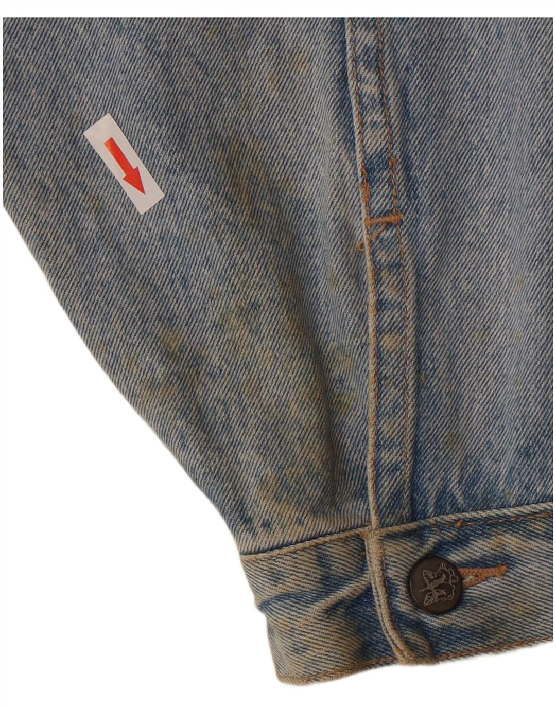 Ragazza Dame denimjakke UK 14 XL Blå Bomuld