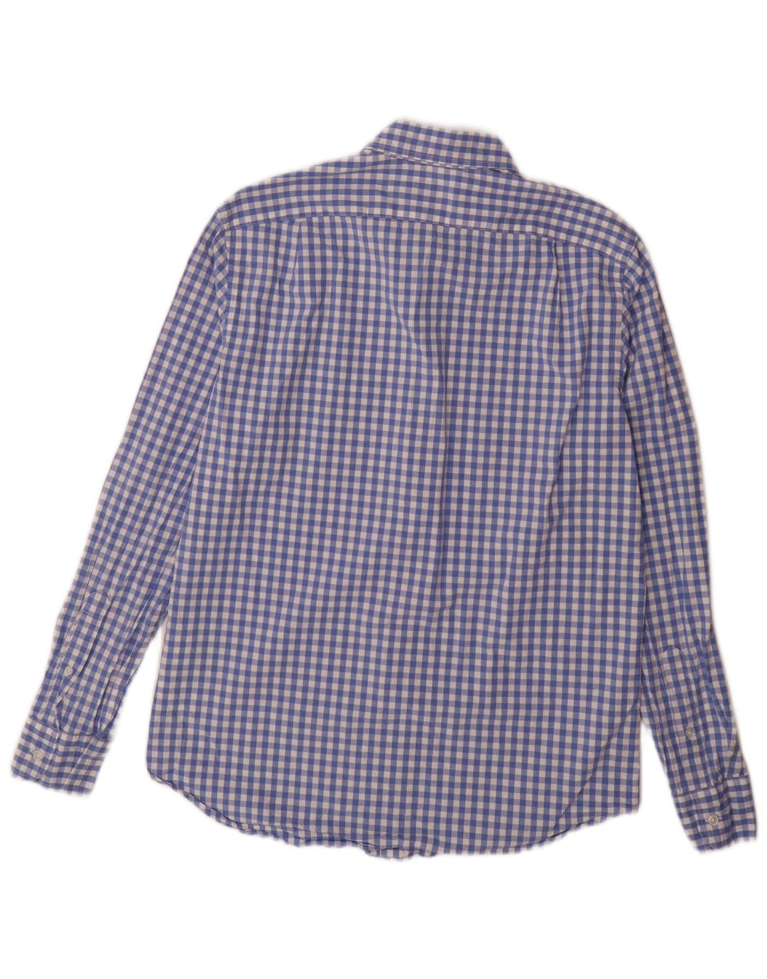 J. CREW Herre Classic Fit skjorte Medium Blue Gingham Cotton