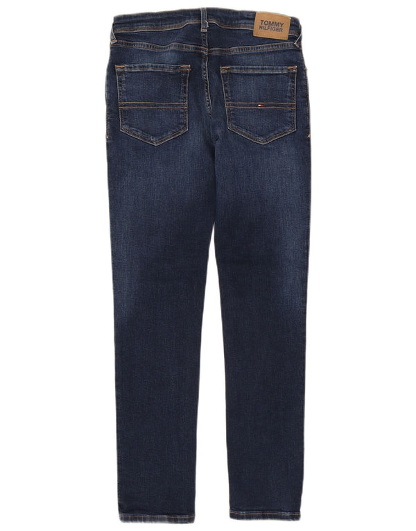 Tommy Hilfiger drenge skinny jeans 11-12 år W26 L27 marineblå bomuld