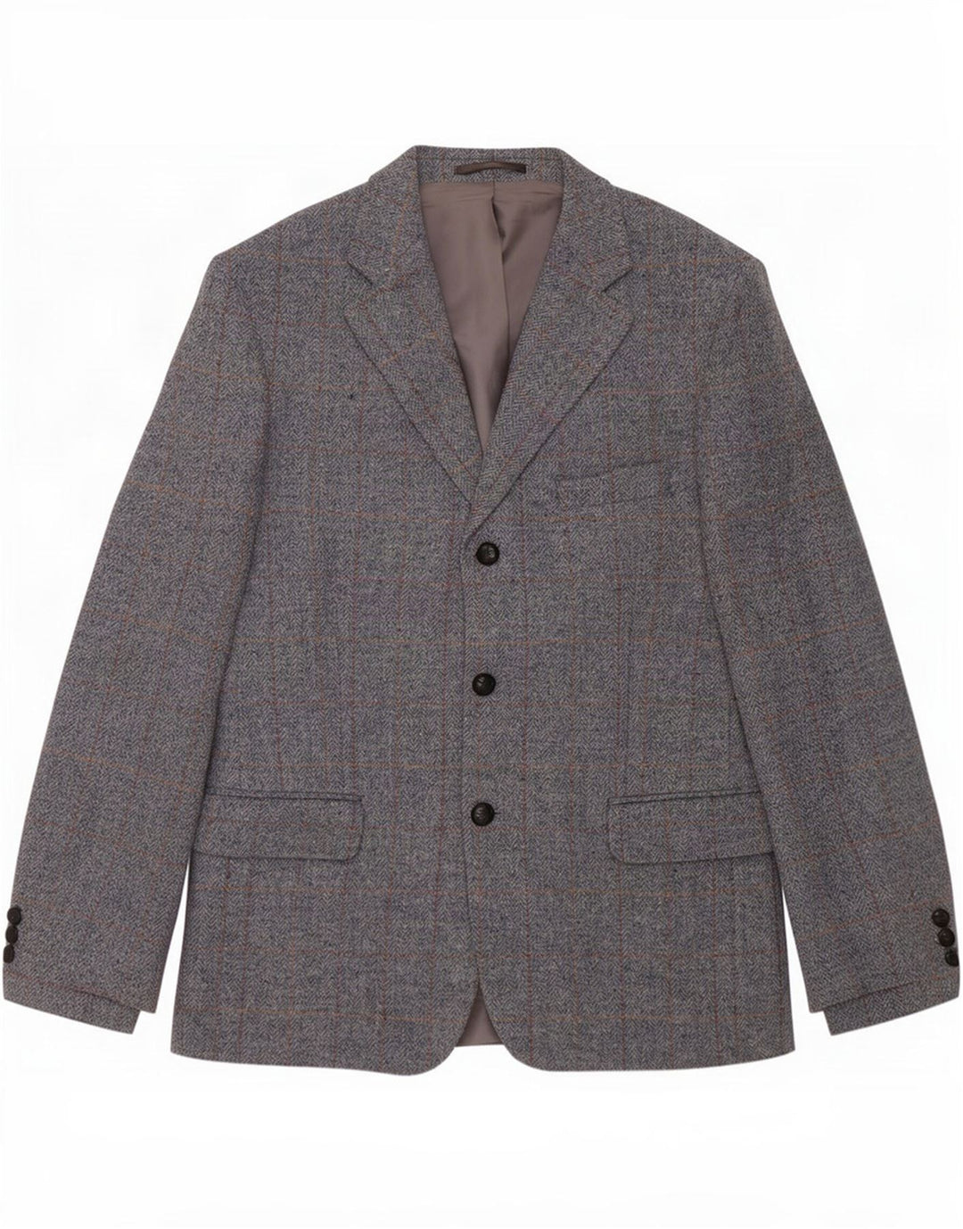 Avoca Herre 3-knaps blazerjakke UK 42 XL Grå uld