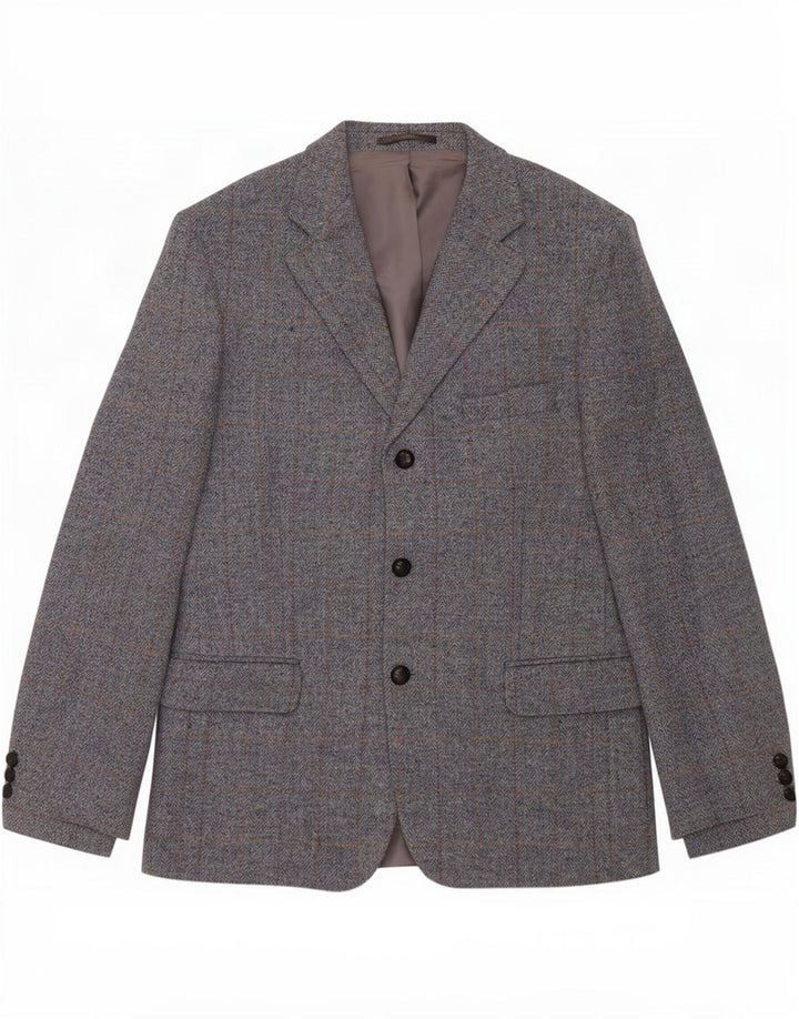Avoca Herre 3-knaps blazerjakke UK 42 XL Grå uld