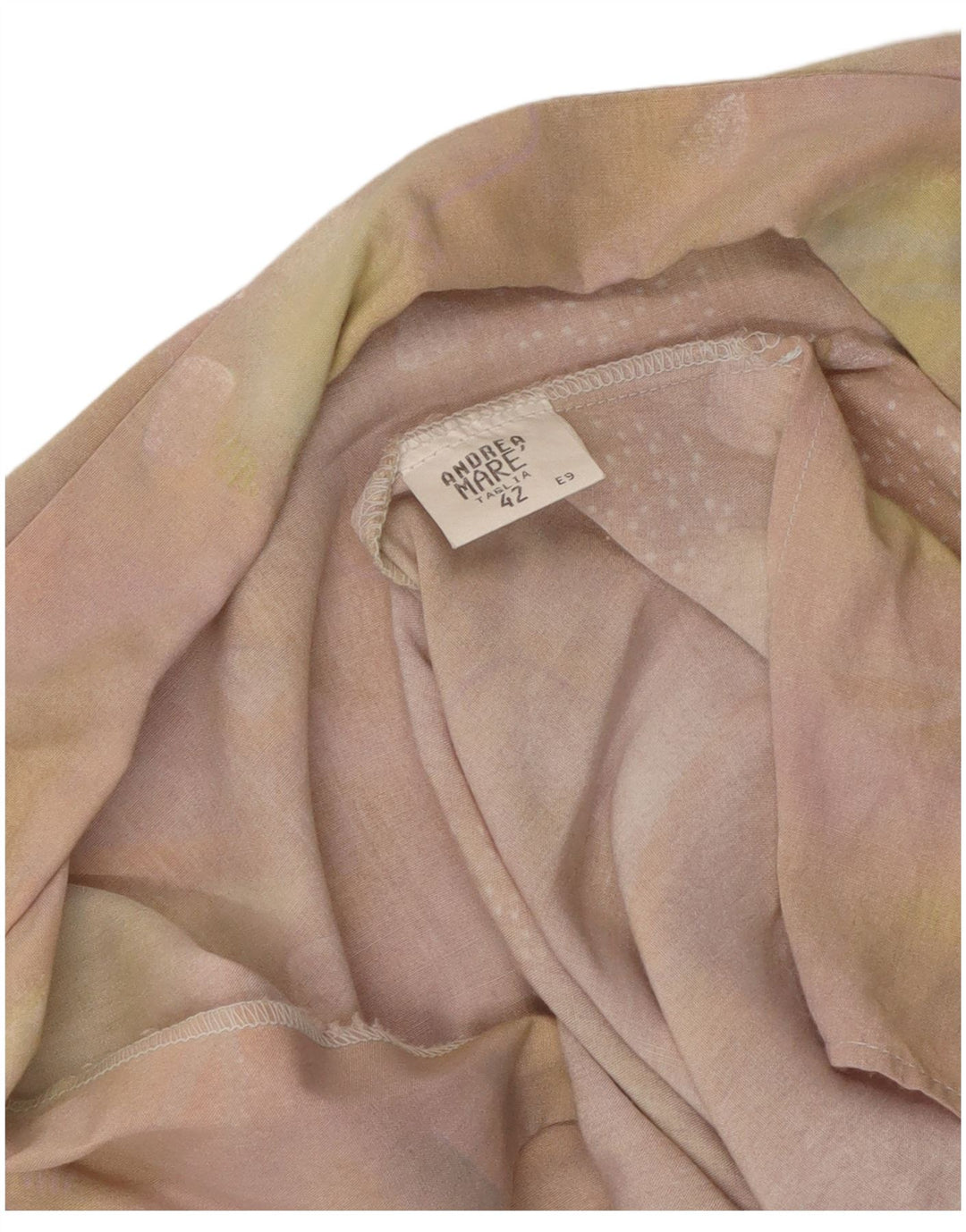 Andrea Mare Dame Skjorte Bluse IT 42 Medium Flerfarvet Tie Dye