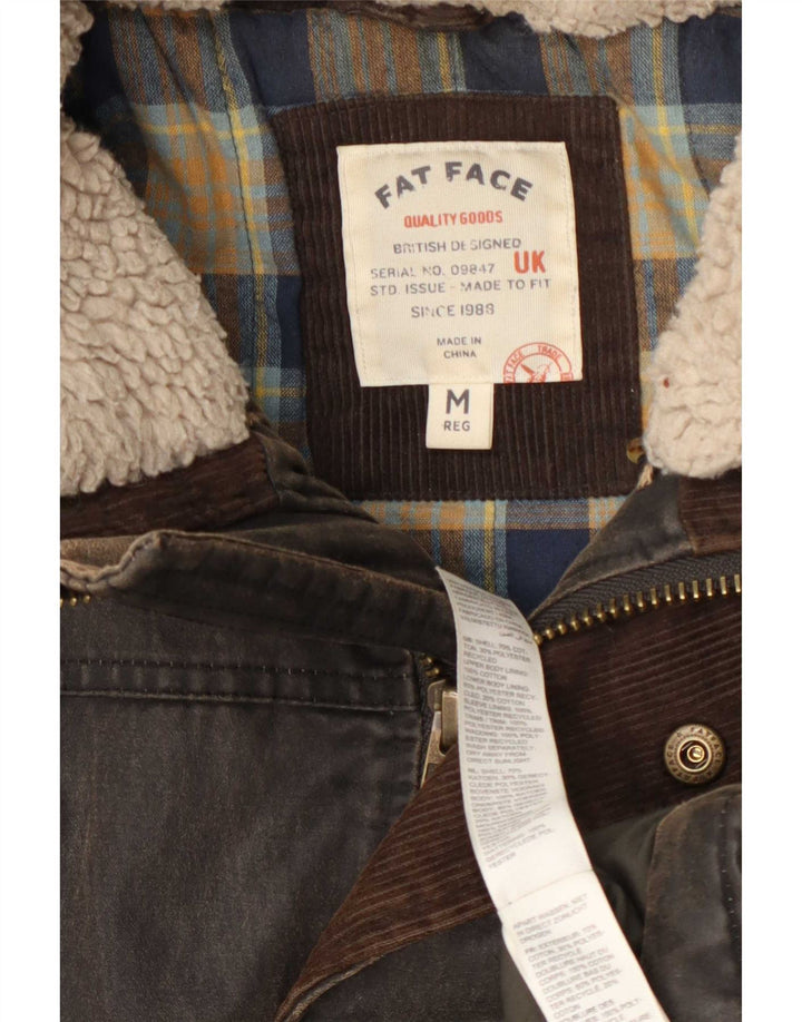 Fat Face Herre vokset bomuldsjakke UK 38 Medium Brown