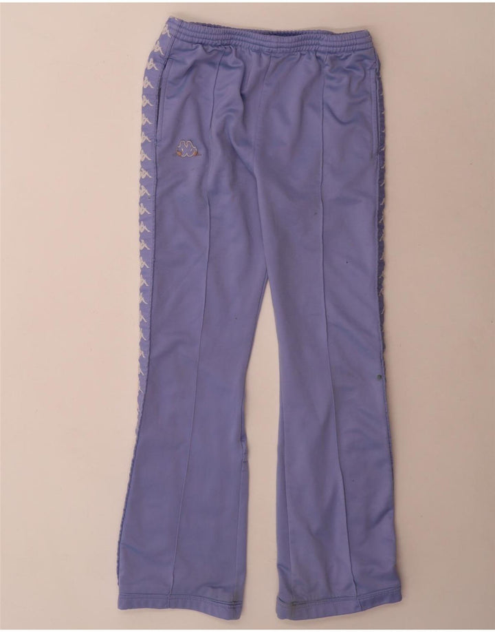 Kappa Graphic Tracksuit Bukser til kvinder UK 10 Small Purple Polyester
